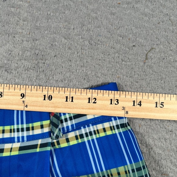 Uoozee Pants Womens 26x28.5 Multicolor Plaid Pleated High Rise Wide‎ Leg Casual - Picture 5 of 9